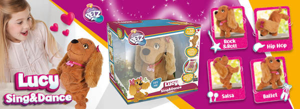 Interaktivní pejsek Lucy Sing and Dance