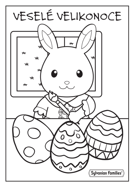 Omalovánky Sylvanian Families