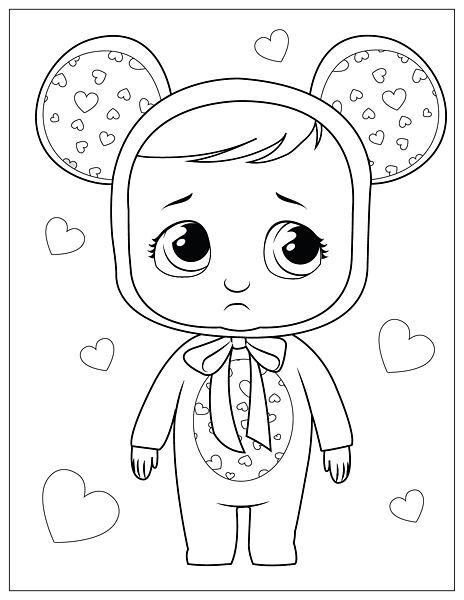 omalovánky Cry Babies Magic Tears